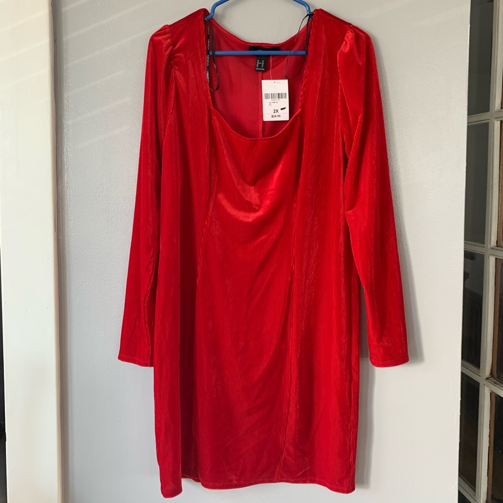 Plus Size Red Dress